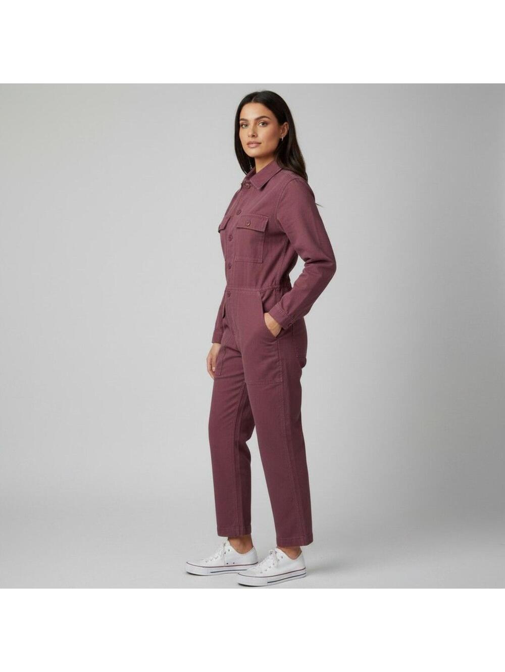 Current Elliott Dusty Rose Utility Boilersuit Jumpsuit Size 0 NWT MSRP $368